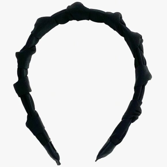 Accessories - NWOT Casey Chiffon Knotted Black Headband
